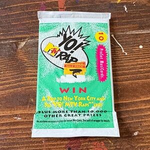 1991 Yo! MTV Raps Trading Card Pack